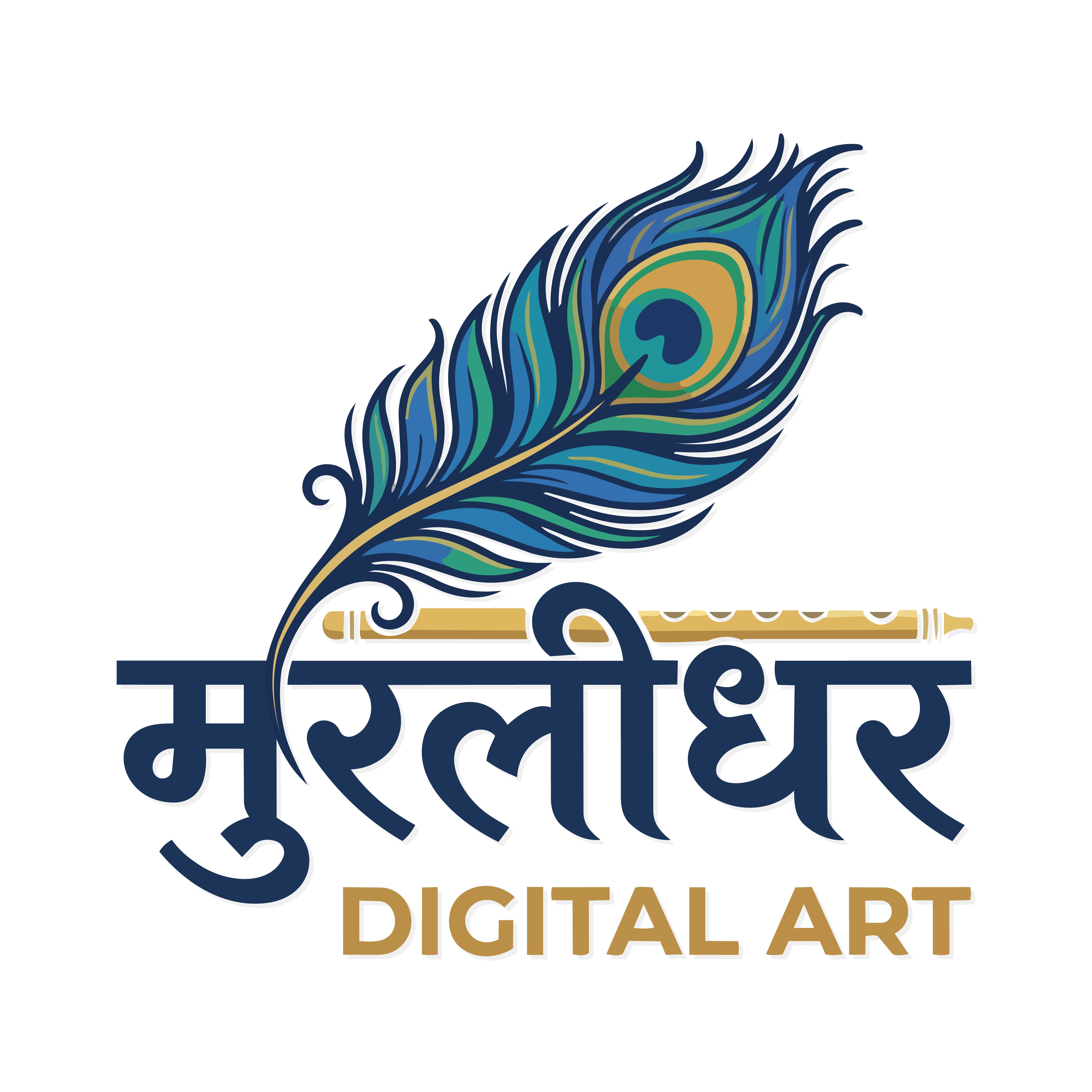 Murlidhar Digital Art Logo