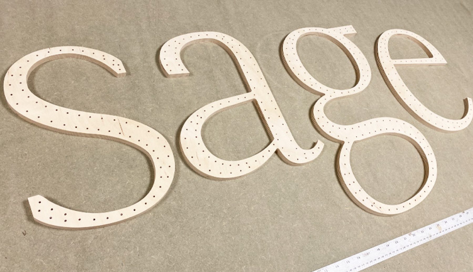 CNC Cut Letters