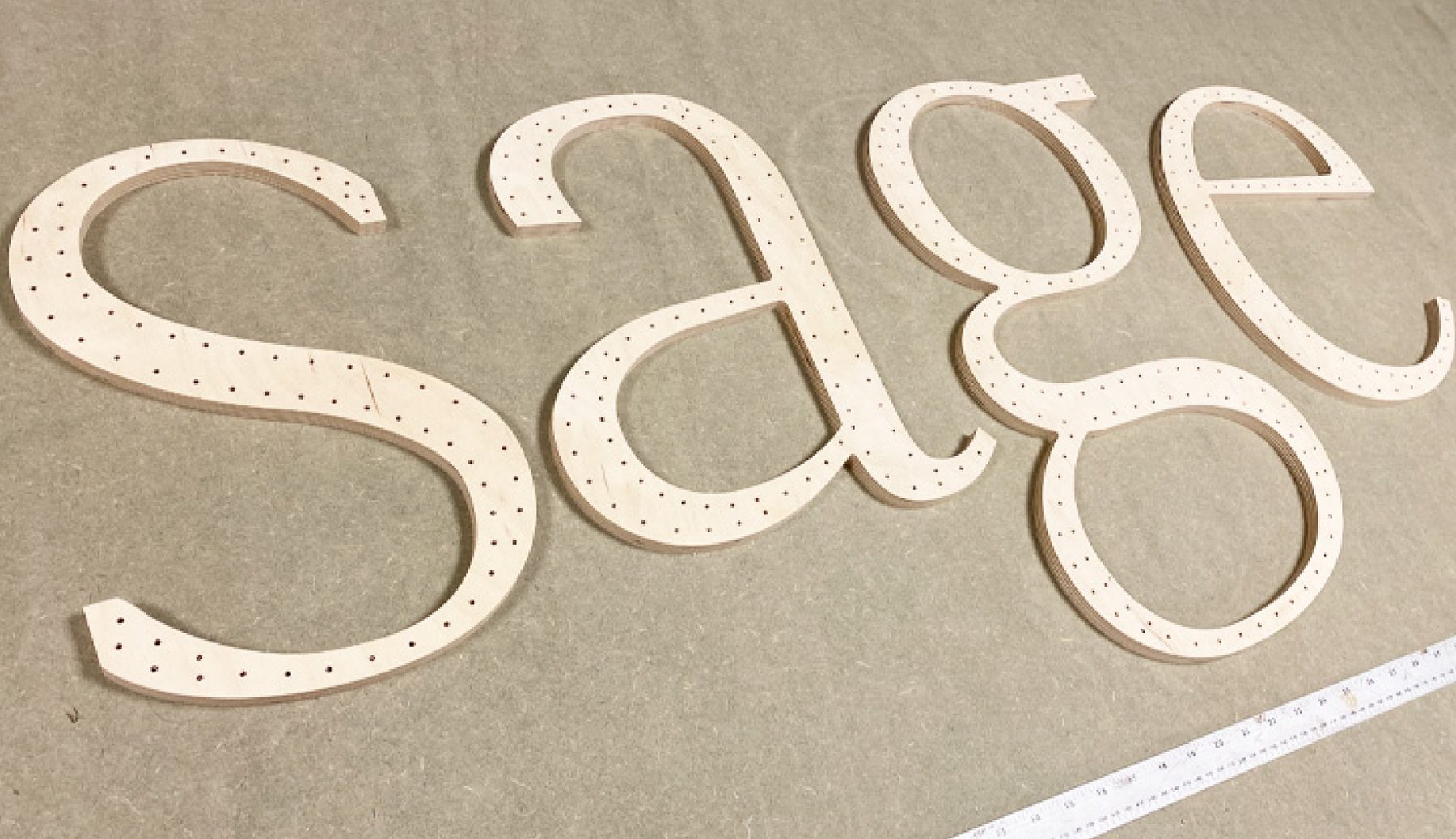 3D Letters Project